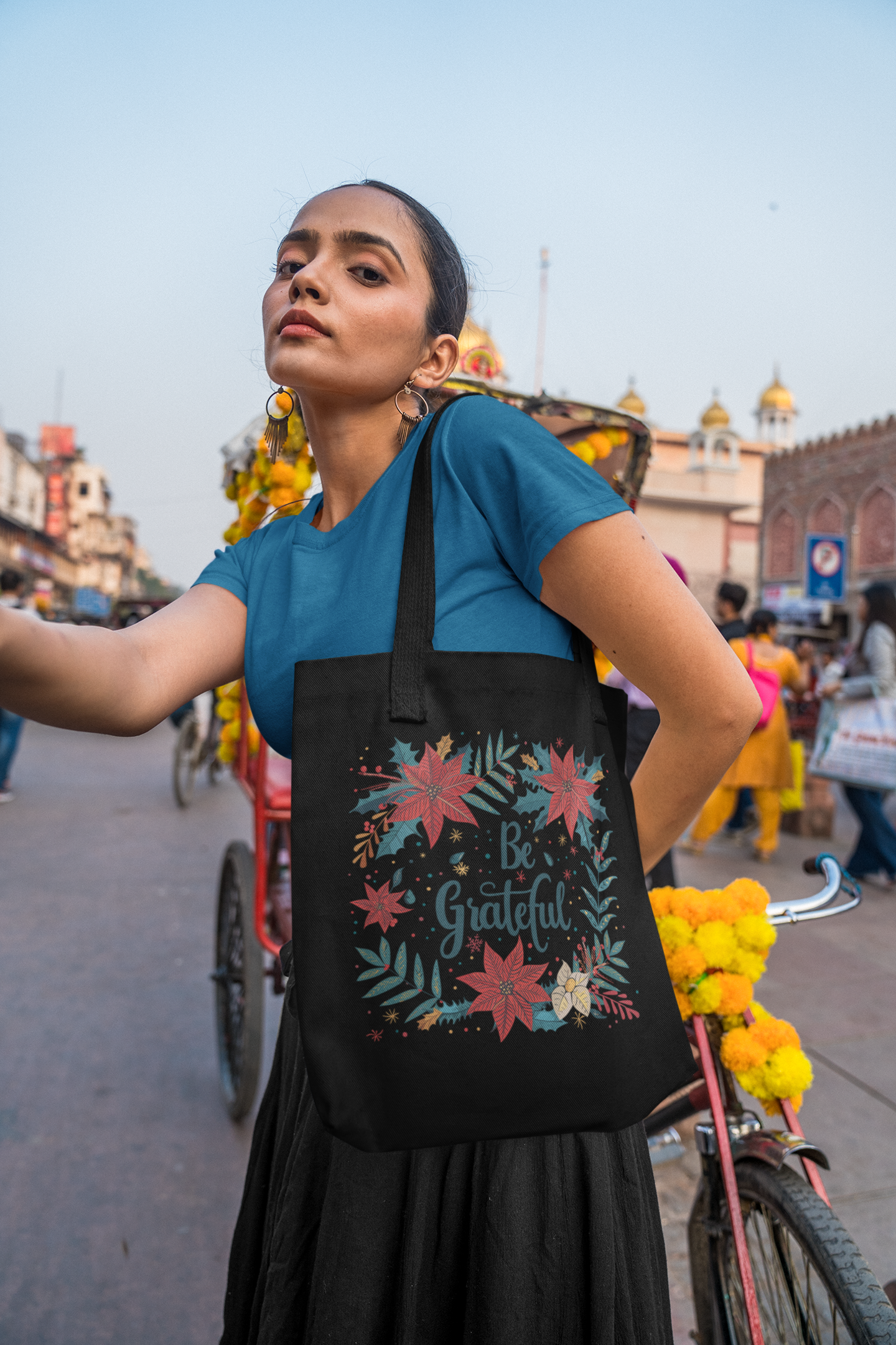 Be Grateful- Premium Canvas Tote Bag