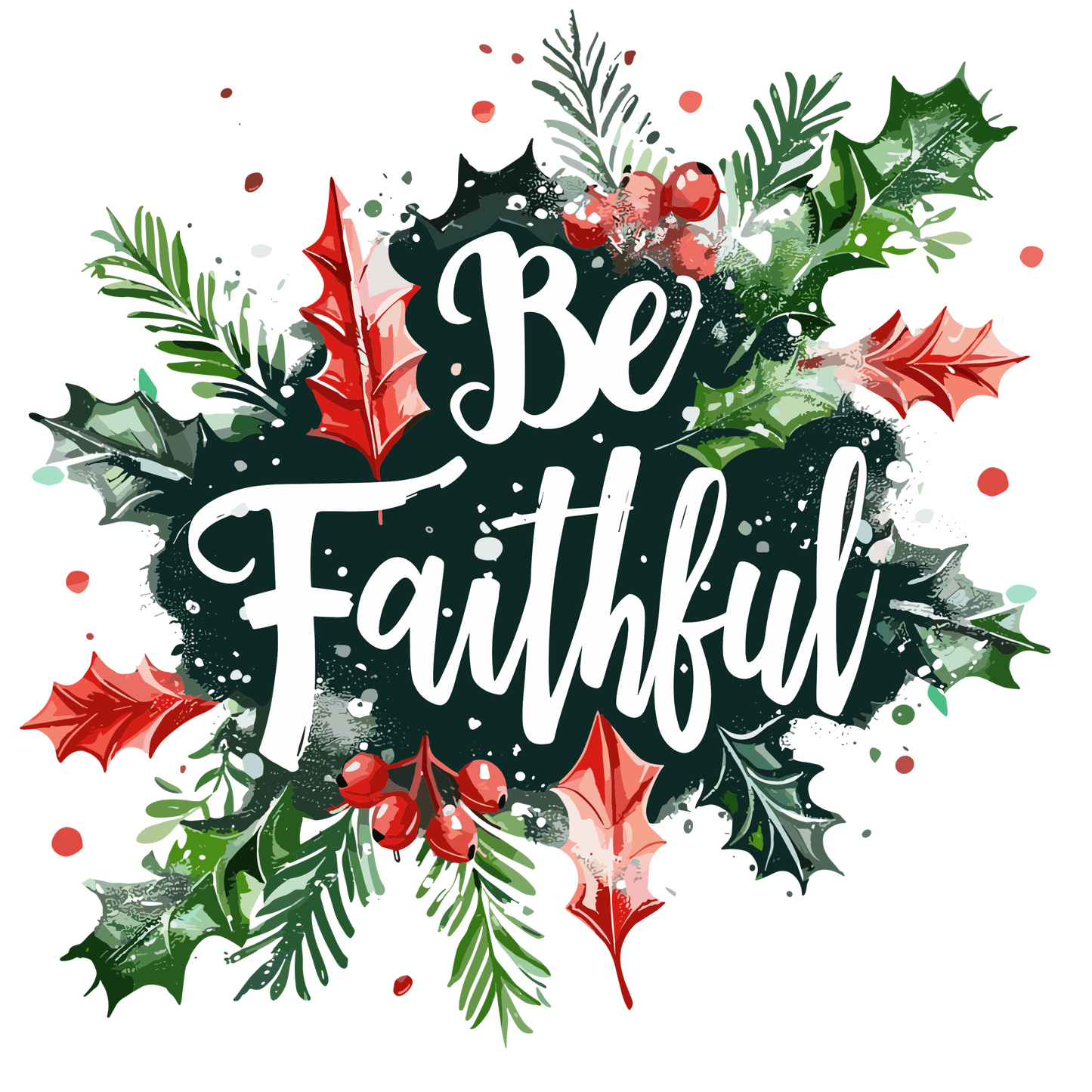 "Be Faithful'- Premium Canvas Tote Bag