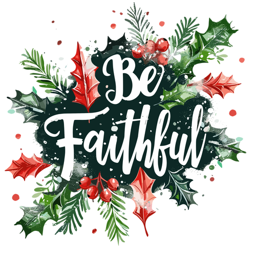 "Be Faithful'- Premium Canvas Tote Bag