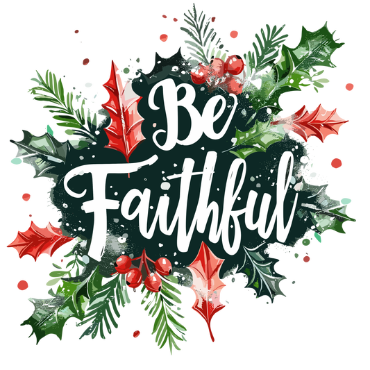 "Be Faithful'- Premium Canvas Tote Bag