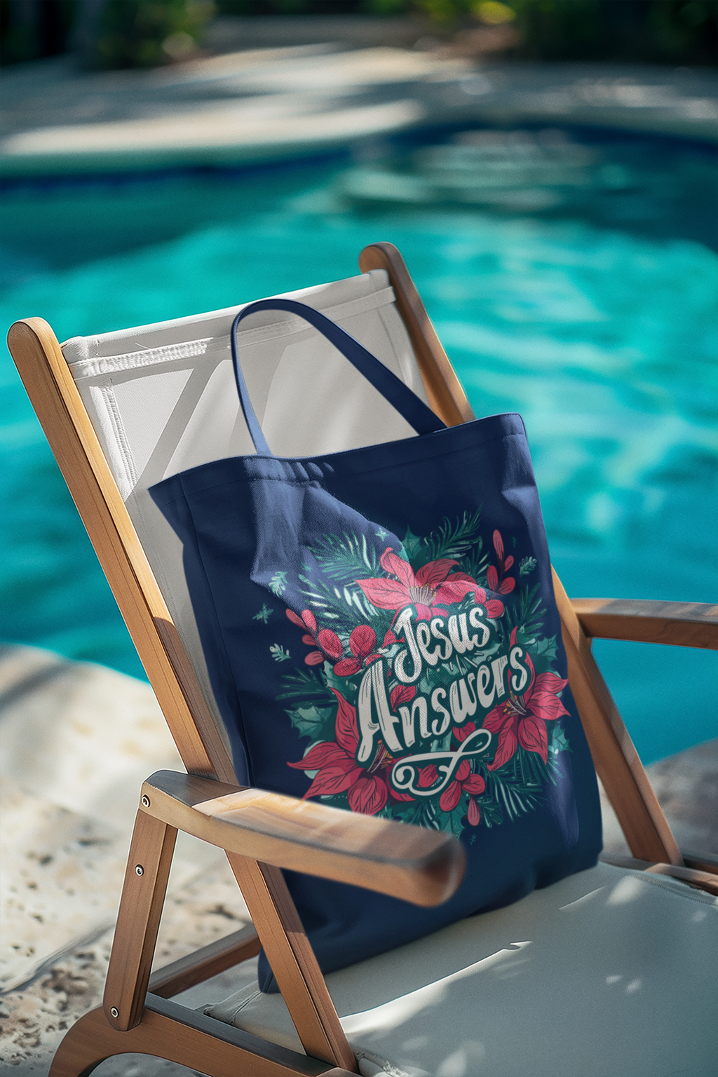 Jesus Answers- Premium Canvas Tote Bag