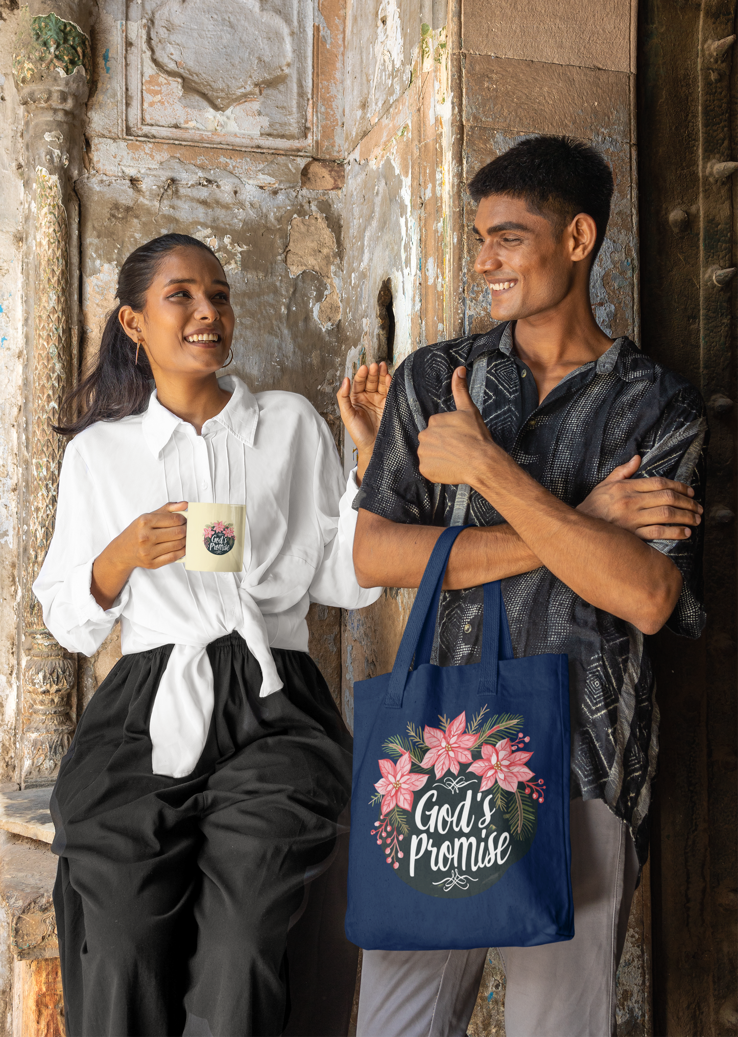 "God's Promise'- Premium Canvas Tote Bag