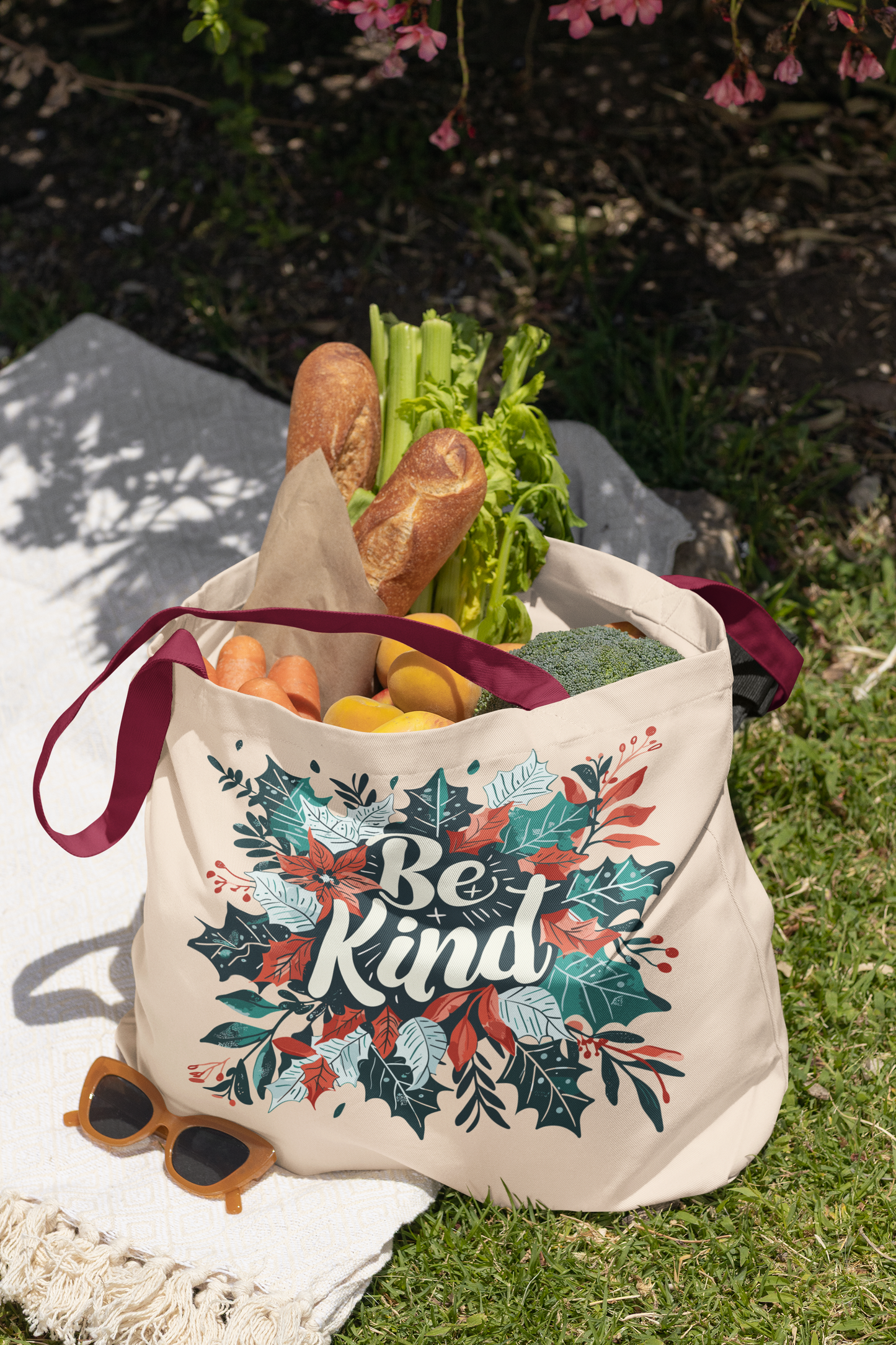 👜 "Be Kind"-Premium Canvas Tote Bag
