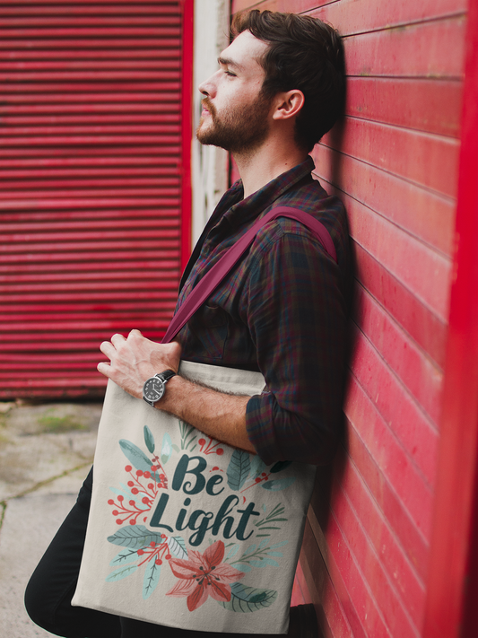 Be Light- Premium Canvas Tote Bag
