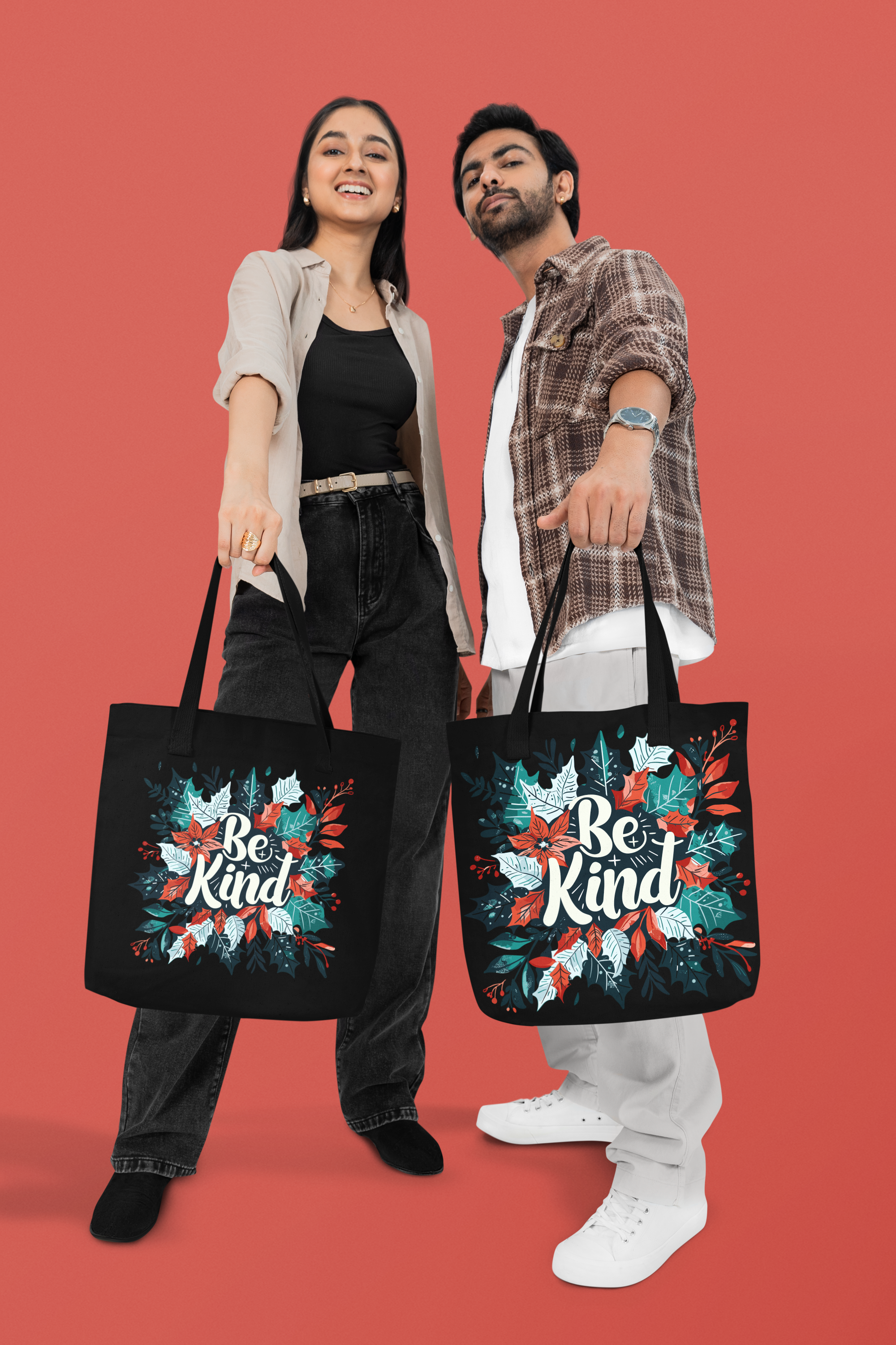 👜 "Be Kind"-Premium Canvas Tote Bag
