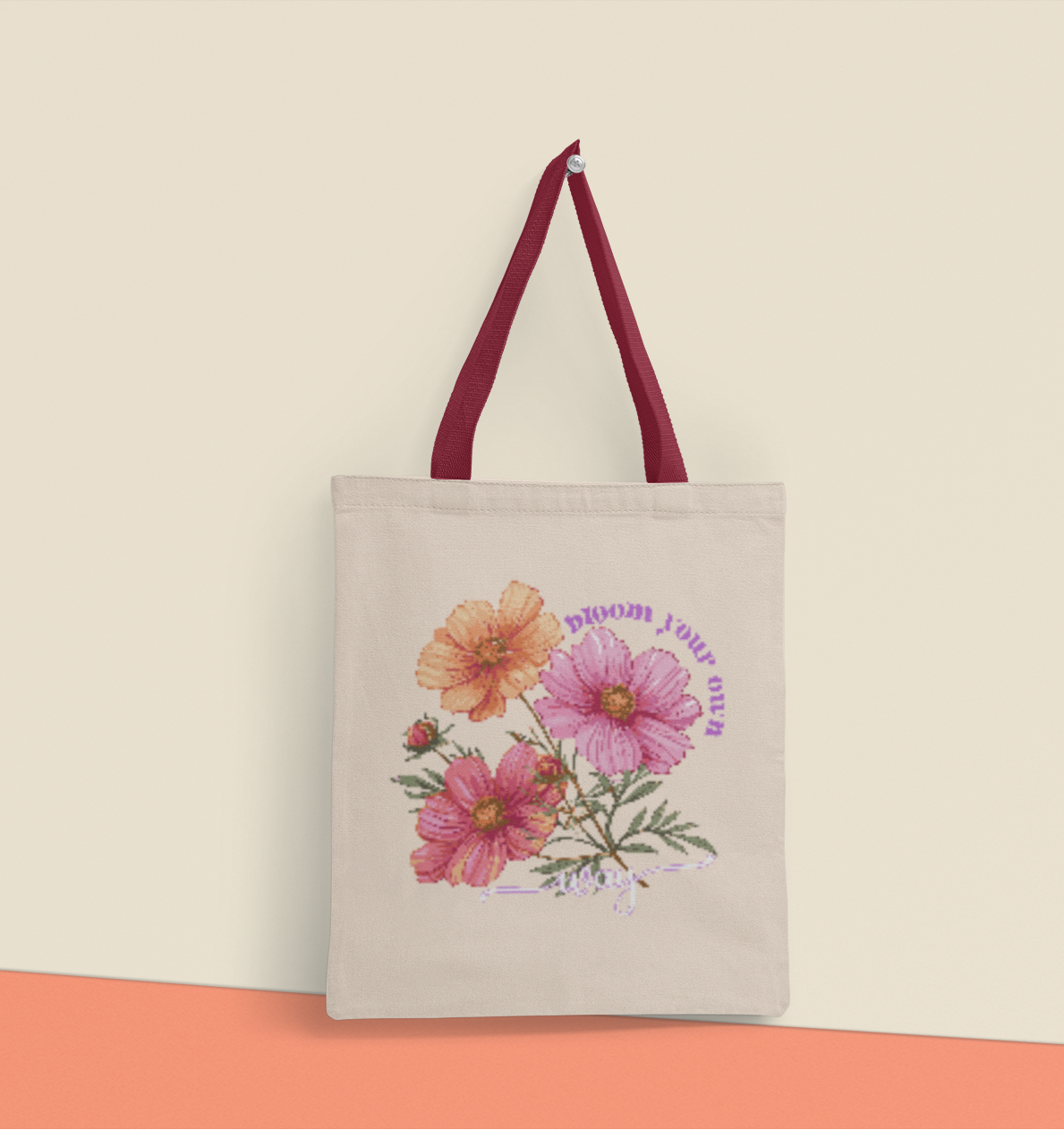 Bloom As Your Are -Premium Canvas Tote Bag