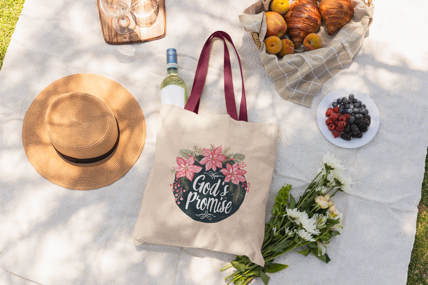 "God's Promise'- Premium Canvas Tote Bag