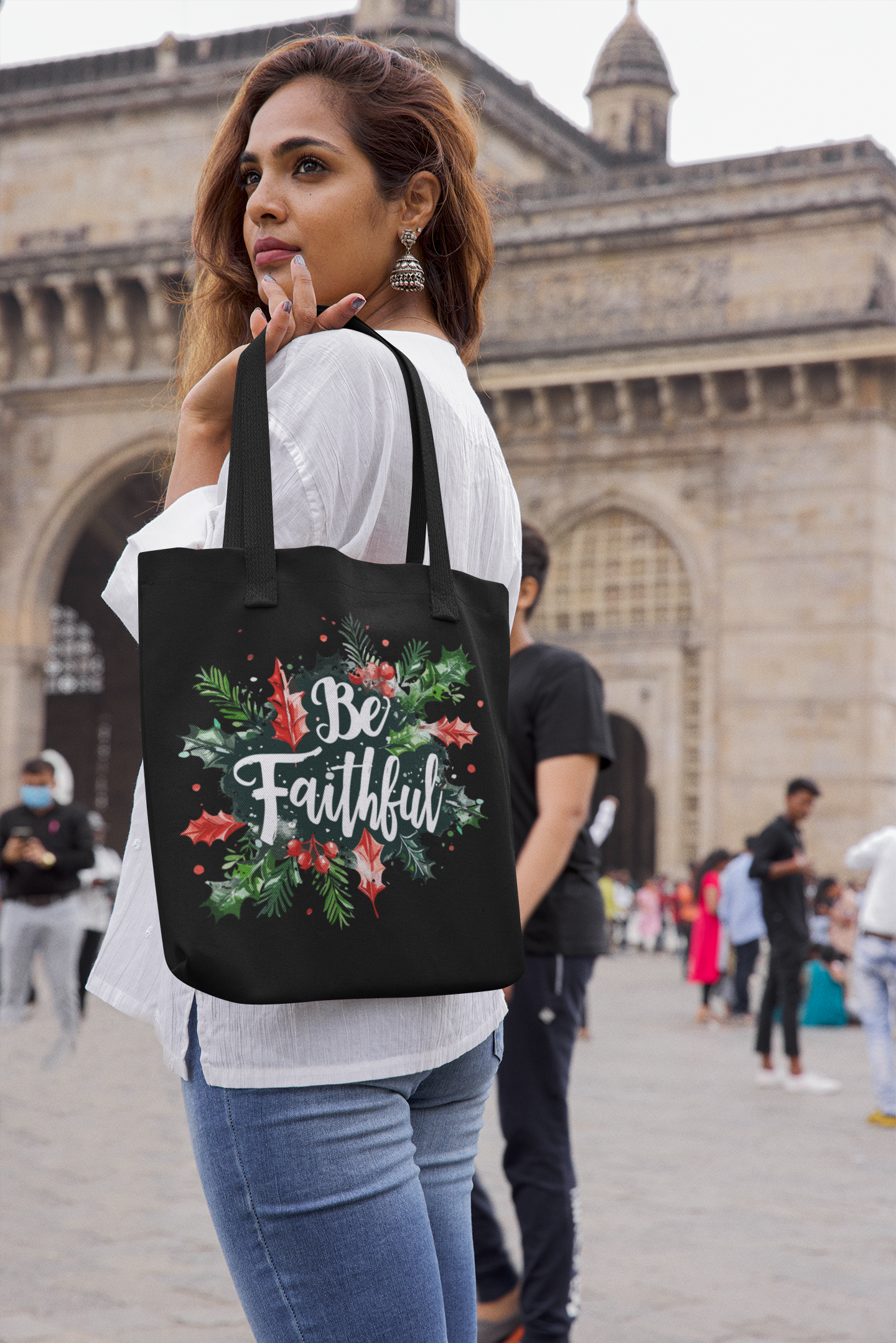 "Be Faithful'- Premium Canvas Tote Bag