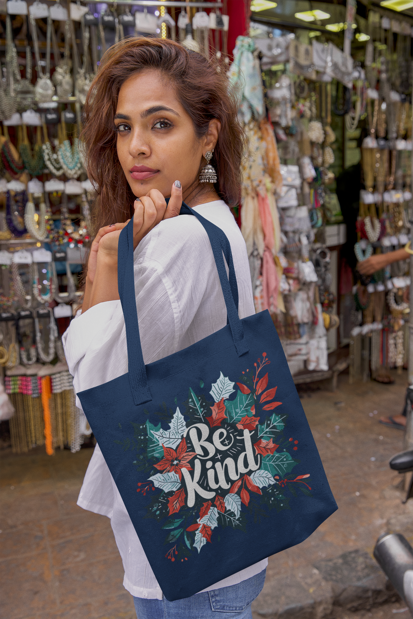 👜 "Be Kind"-Premium Canvas Tote Bag