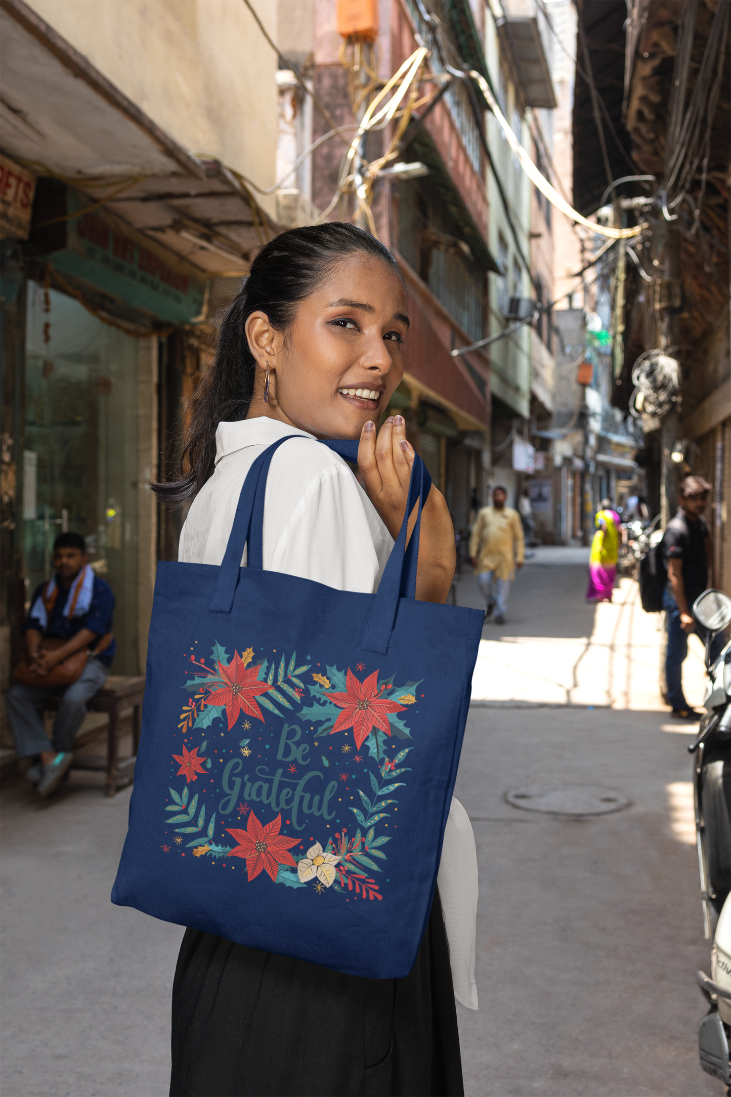 Be Grateful- Premium Canvas Tote Bag