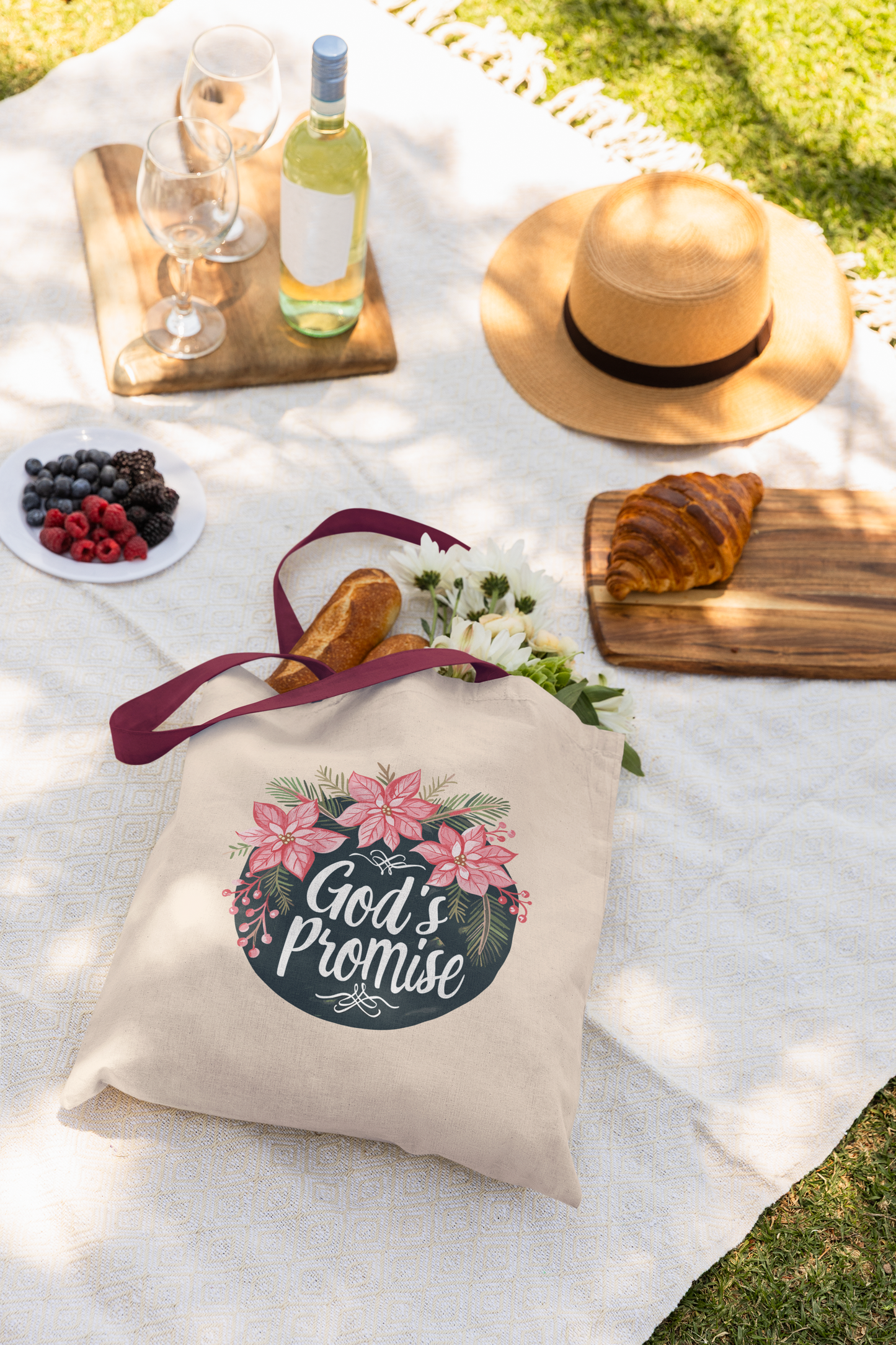 "God's Promise'- Premium Canvas Tote Bag