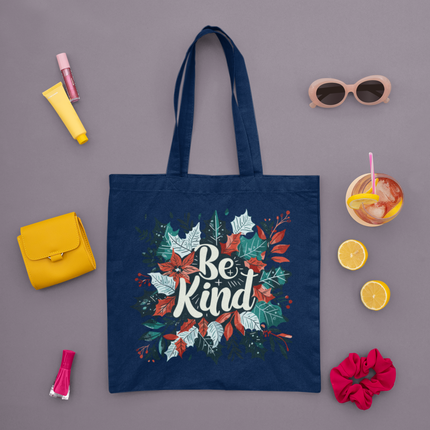 👜 "Be Kind"-Premium Canvas Tote Bag