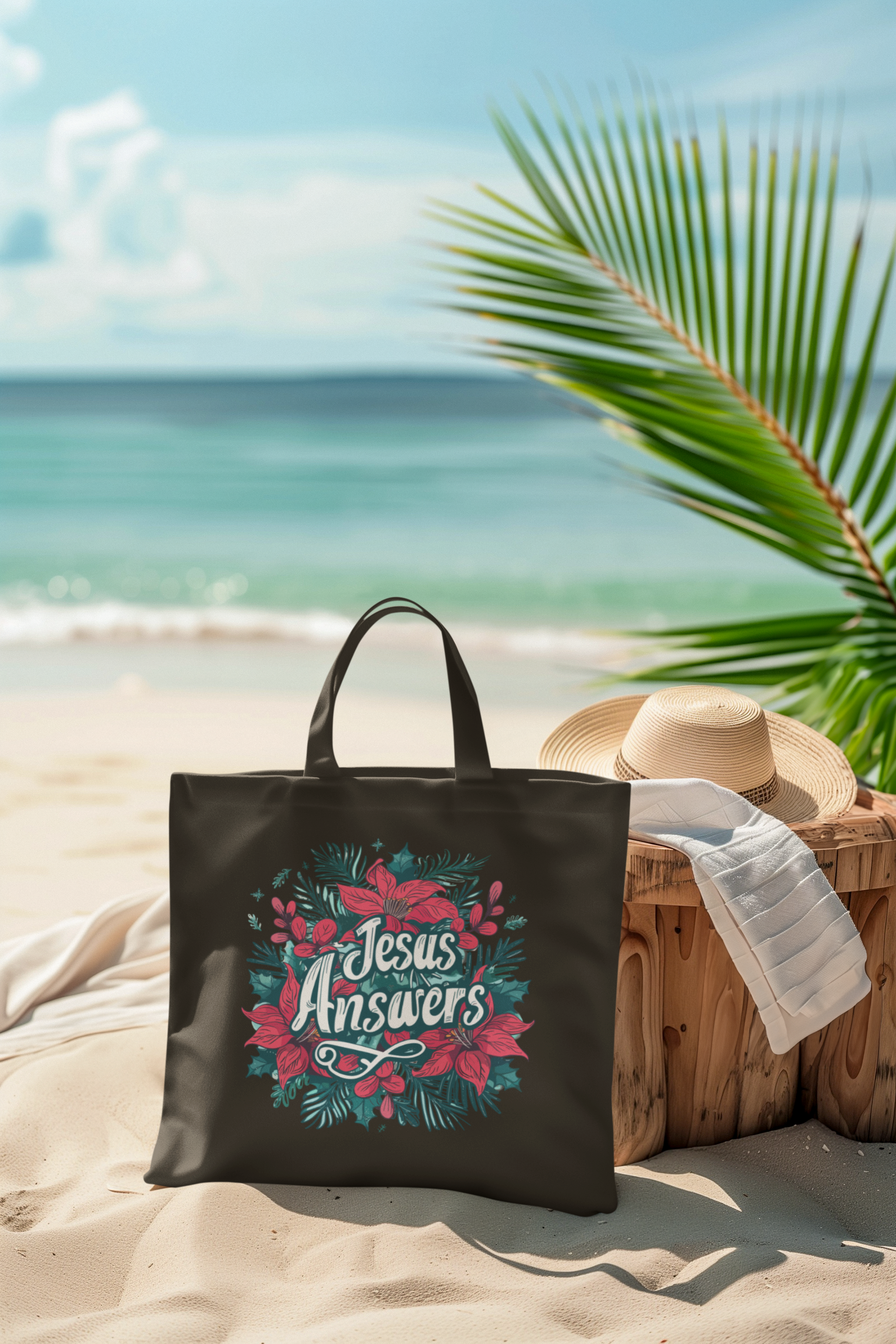 Jesus Answers- Premium Canvas Tote Bag
