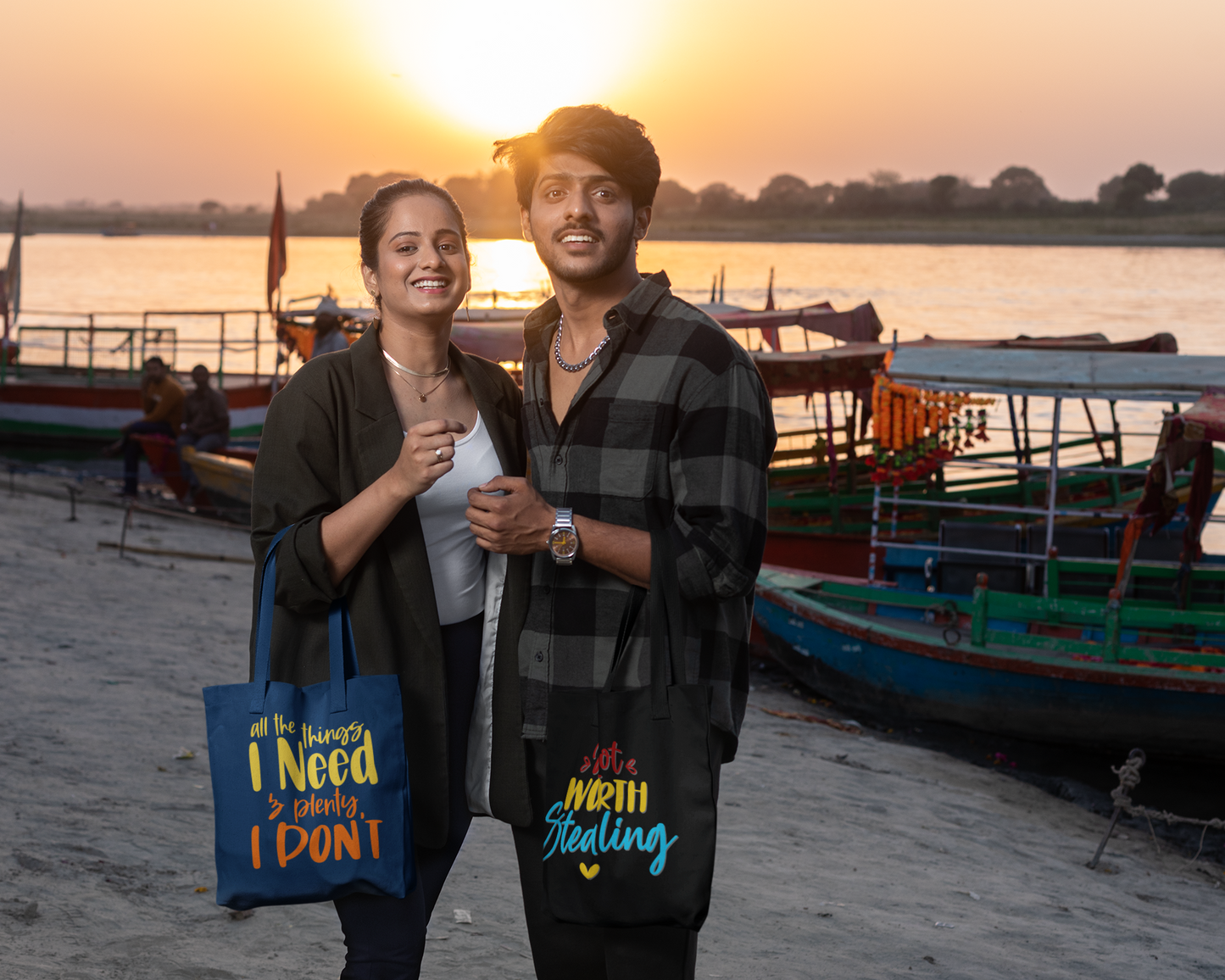 'All Things I Need and Plenty I Don't' -Premium Canvas Tote Bag