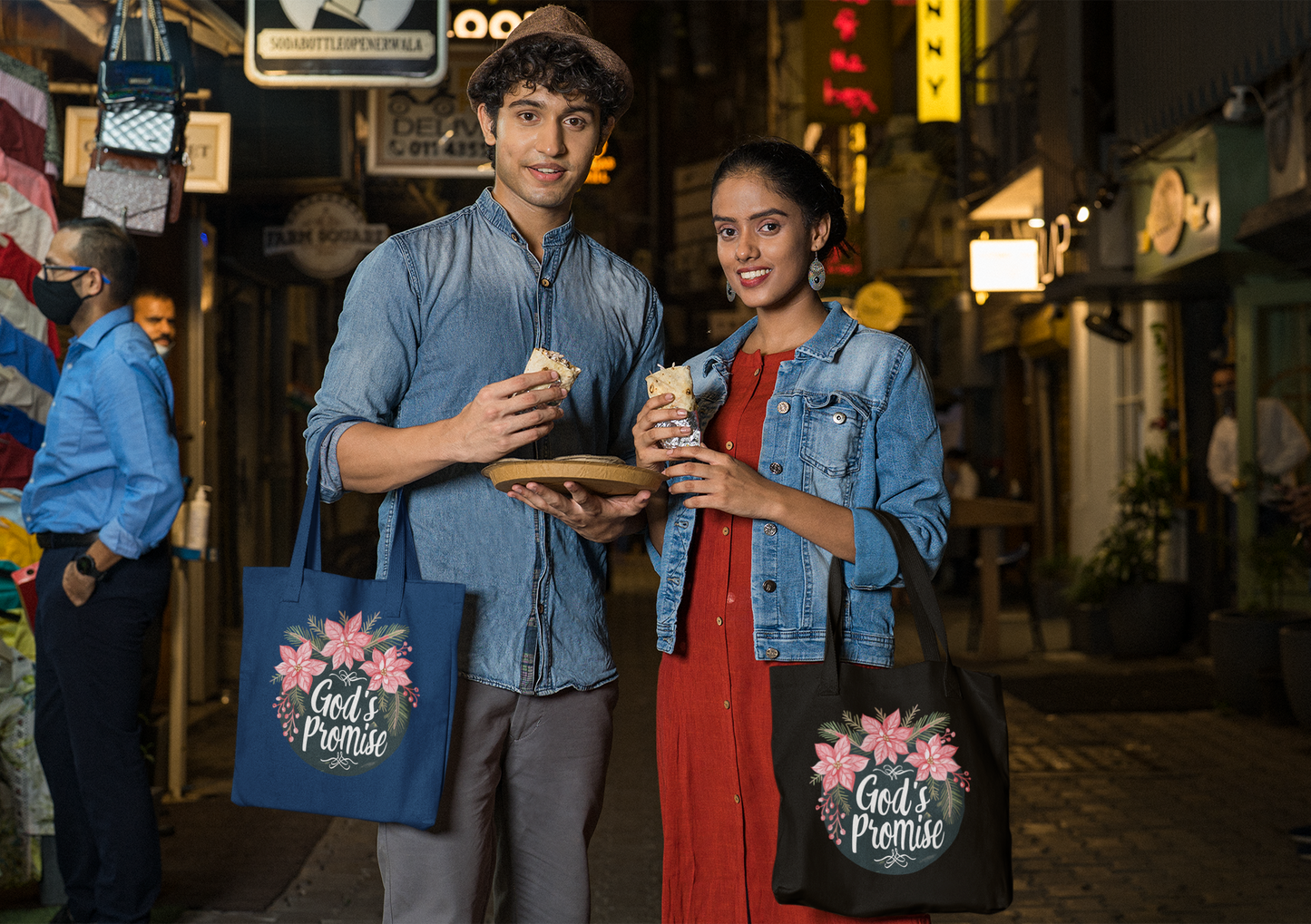 "God's Promise'- Premium Canvas Tote Bag