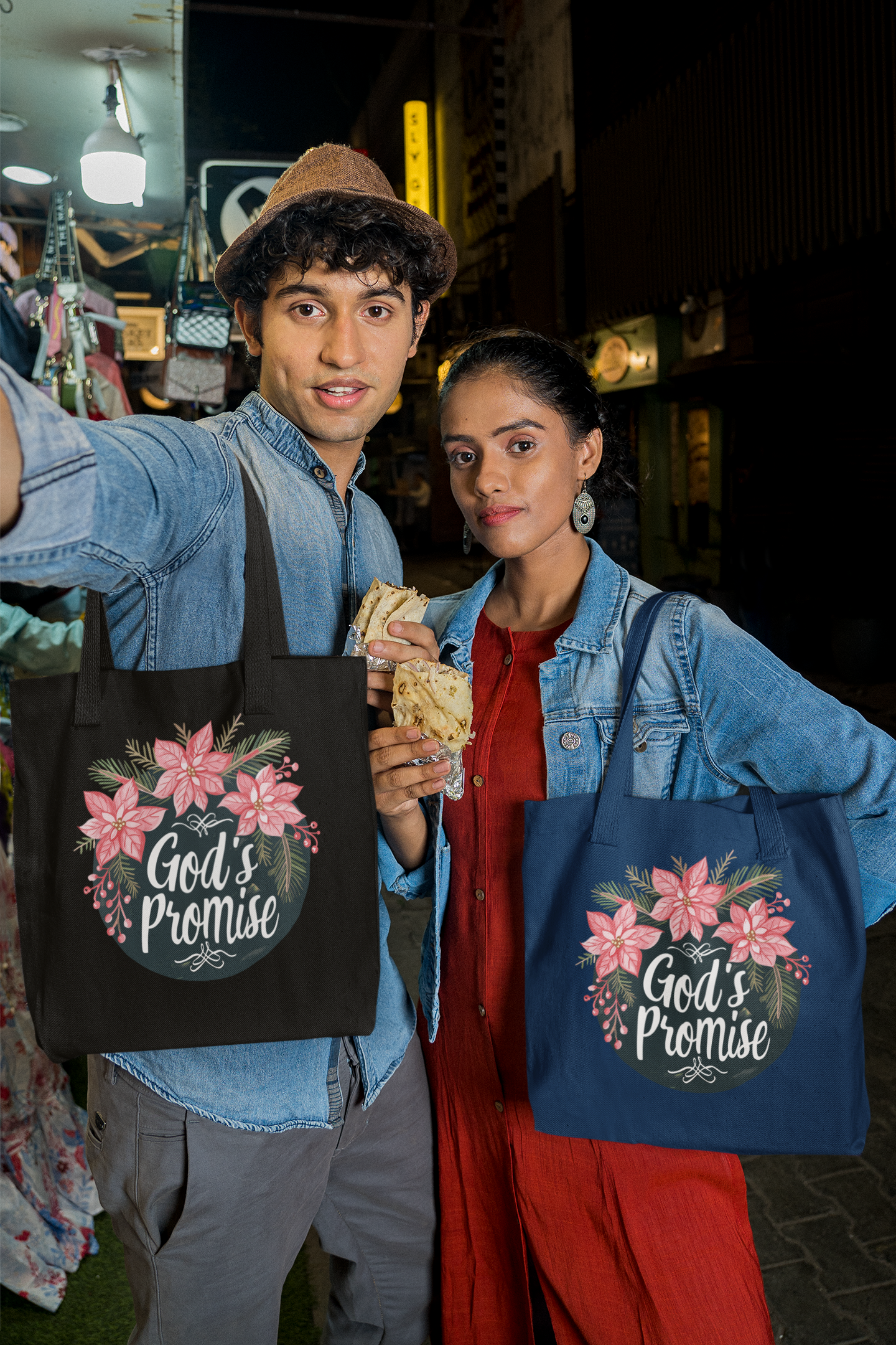 "God's Promise'- Premium Canvas Tote Bag