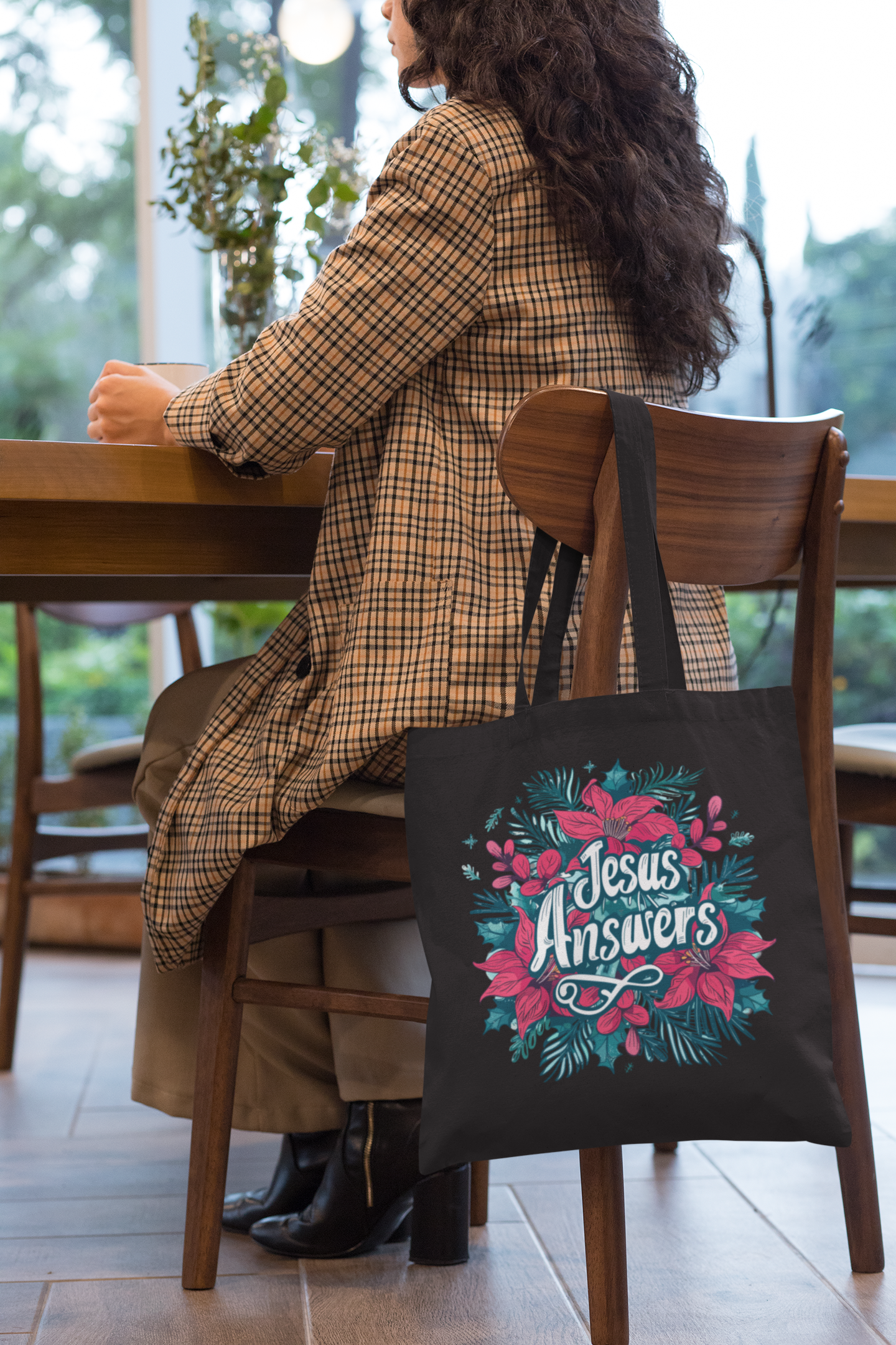 Jesus Answers- Premium Canvas Tote Bag